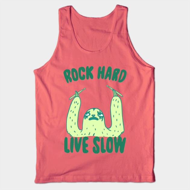 Sloth Tank Top by Clown